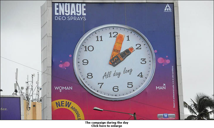 ITC Engages with an outdoor clock
