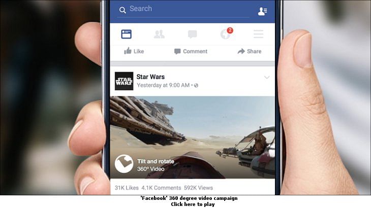 Facebook brings 360-degree videos to its newsfeed