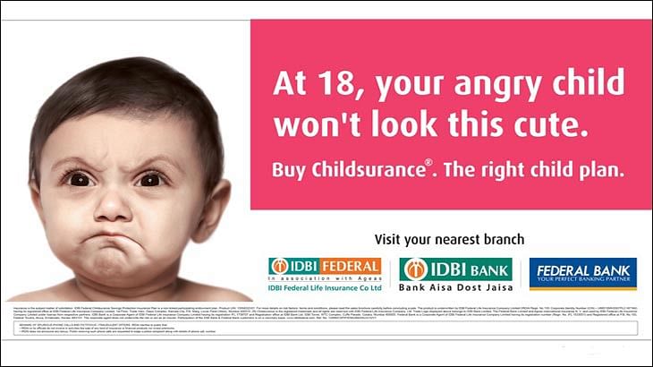 IDBI Federal ropes in angry babies to make a point