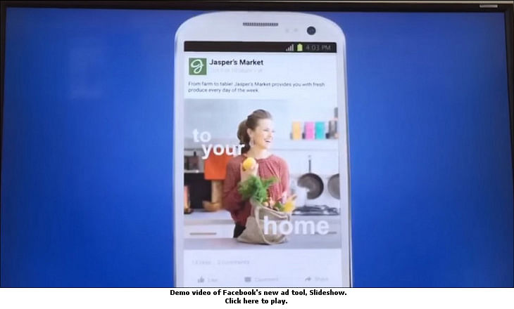 Facebook launches video ad tool 'Slideshow' for emerging markets