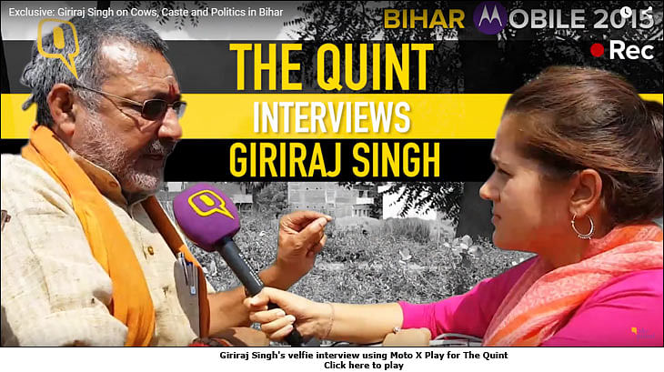 How The Quint and Motorola covered Bihar elections with a selfie stick!