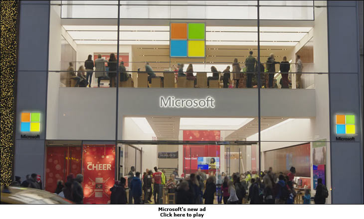 Viral Now: Microsoft calls for a truce with Apple Inc this Christmas