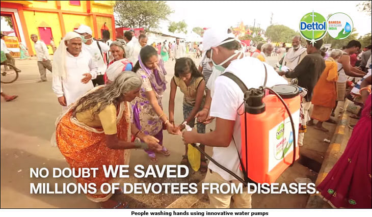 Dettol Ka Dhula Kumbh Mela: A melange of sanitation and salvation