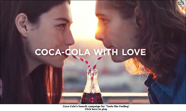 Coca-Cola replaces 'Open Happiness' with 'Taste the feeling'