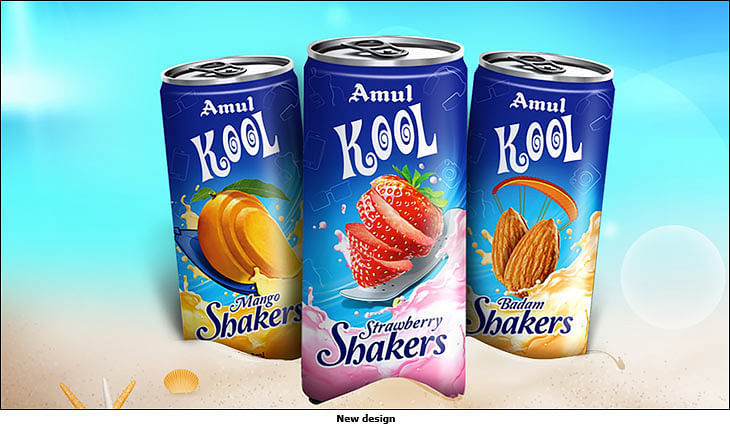 Amul goes in for new design makeover for its range of milkshake