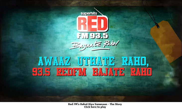 afaqs! Creative Showcase: Bahut Kiya Sammaan, says Red FM