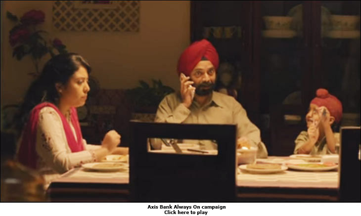 Axis bank introduces new campaign for the busy Indian businessman
