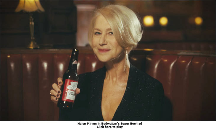 Viral Now: Helen Mirren lashes out against drunk driving in Budweiser's Super Bowl ad