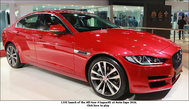 Jaguar XE sedan was unveiled at Auto Expo 2016 and the brand's facebook followers were in for a treat!