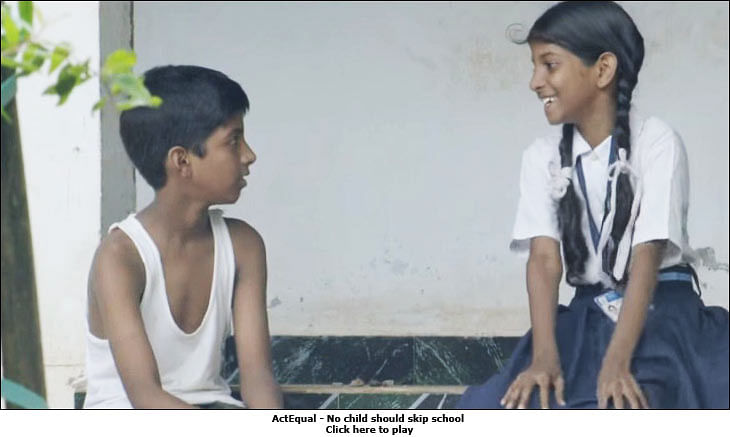 ActionAid India's #ActEqual films reinforce theme of gender equality