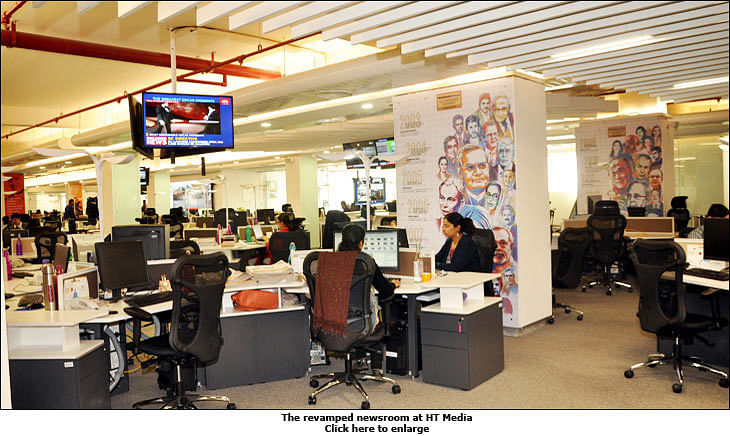 HT Media unveils digital-ready newsroom