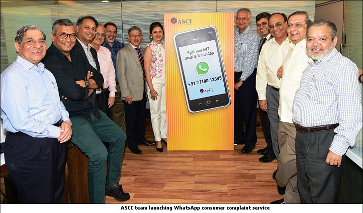 ASCI to take consumer complaints via WhatsApp