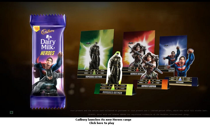Cadbury brings Batman v Superman to India with its new Heroes collection