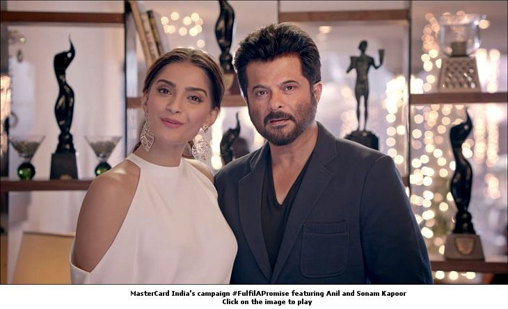 afaqs! Creative Showcase: Sonam and Anil Kapoor make a case for MasterCard India