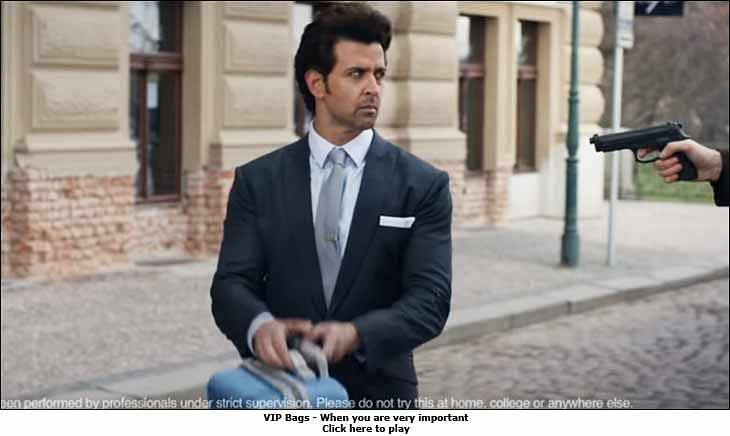 afaqs! Creative Showcase: Hrithik Roshan fights off goons with his VIP strolley