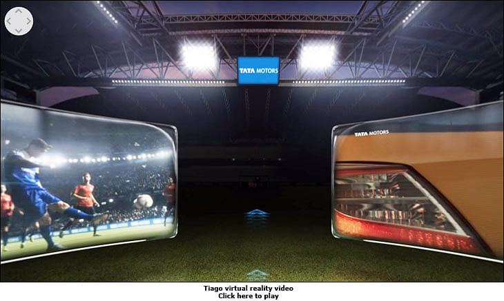 Experience Tata Tiago through virtual reality