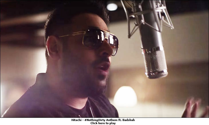 Hitachi creates five-minute long anthem #NothingDirty with Rapper Badshah
