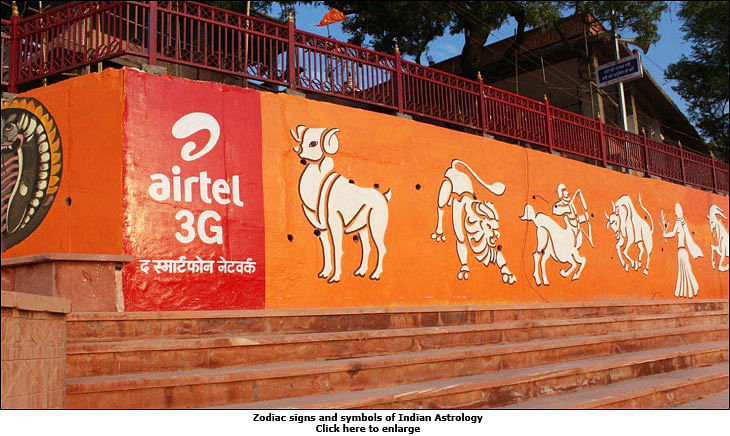 Airtel splashes Ujjain's walls, ghats with 3G ads for Kumbh Mela