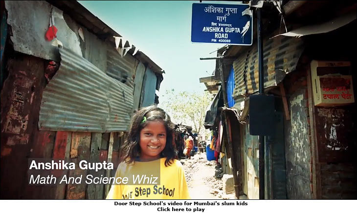 afaqs! Creative Showcase: Door Step School names streets after slum kids