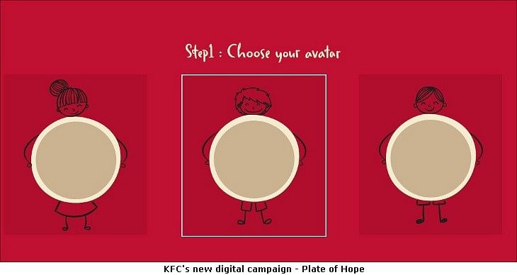 KFC launches microsite PlateOfHope.in to feed hungry kids