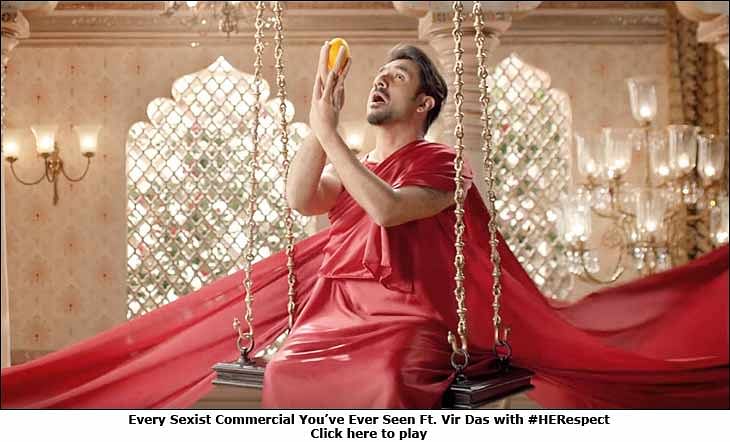 Vir Das challenges brands like Axe, Lux, Slice in new ad for He Deo
