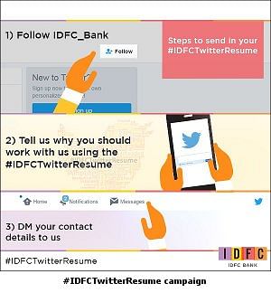 IDFC Bank uses Twitter to lure prospective employees