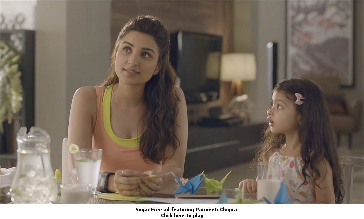 afaqs! Creative Showcase: Sugar Free addresses fitness enthusiasts in new ad feat. Parineeti Chopra