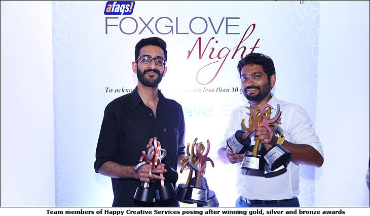 Foxglove Awards 2016: Night out for Happy Creative, PHD, and Interactive Avenues