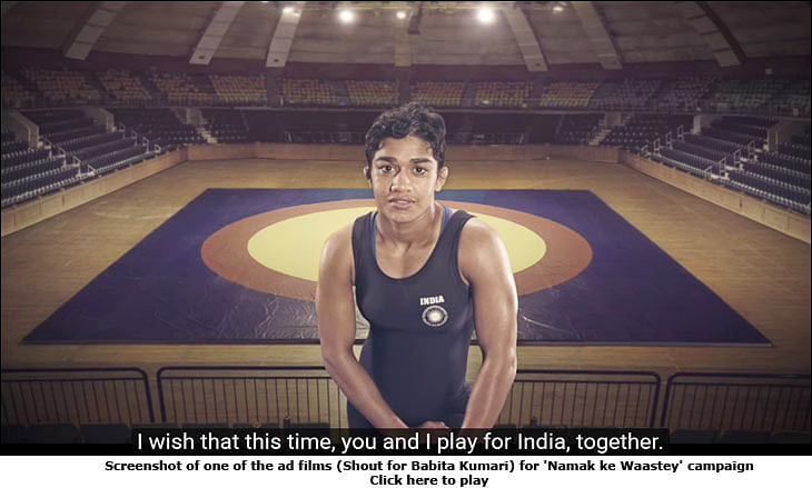 Tata Salt cheers Indian athletes heading to Rio Olympics with 'Namak ke Waastey' campaign