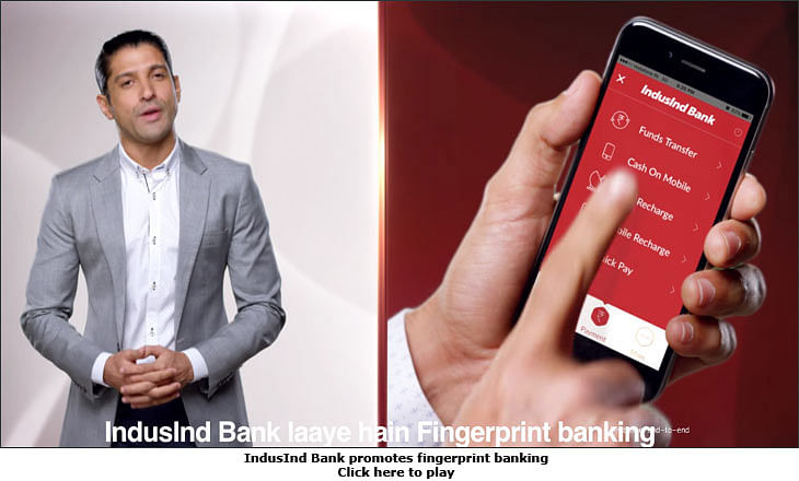afaqs! Creative Showcase: IndusInd Bank pushes fingerprint banking in new ad feat. Farhan Akhtar