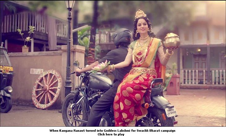 afaqs! Creative Showcase: Here's the Kangana-Ranaut-as-Goddess Lakshmi ad social media is abuzz about