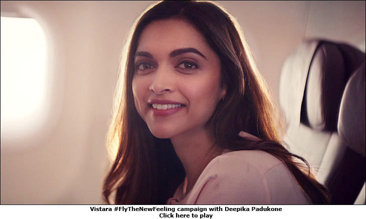 Vistara launches its first television commercial with brand ambassador Deepika Padukone
