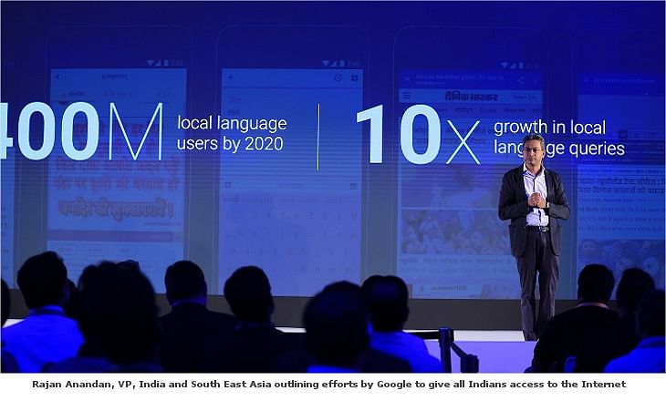 "India will have 400 million local language users by 2020": Rajan Anandan, VP, India and South-East Asia, Google