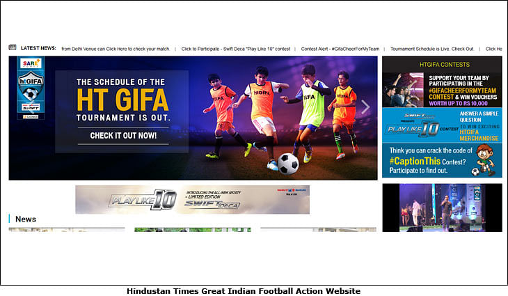 Hindustan Times Group brings back the Great Indian Football Action