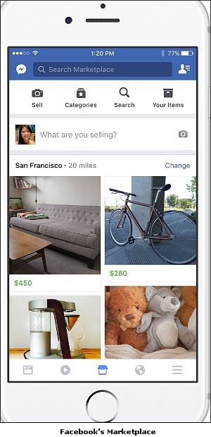 Facebook launches 'Marketplace'