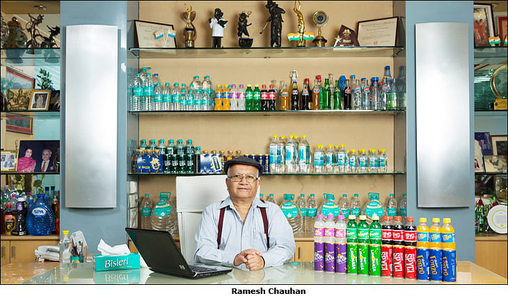 Bisleri's Ramesh Chauhan thinks this bottle is cute enough to be a collectible