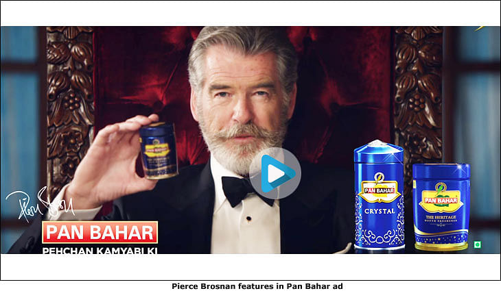 Has Pierce Brosnan asked Pan Bahar to withdraw ads featuring him?