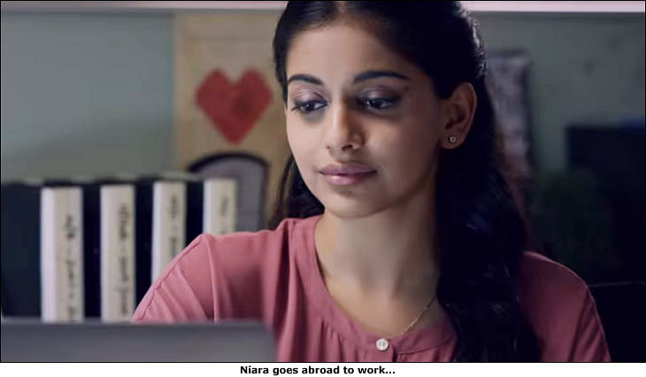 Did we just see a desi ad with a kiss in it?