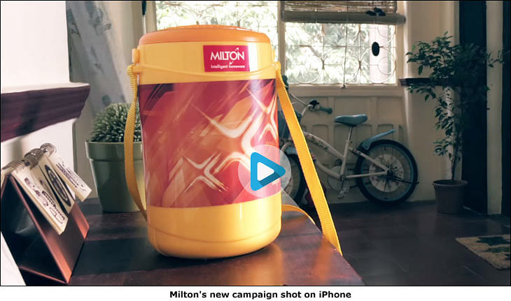 Now an ad for Milton 'Shot on iPhone'