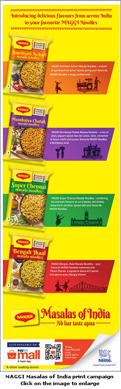 Maggi pushes new flavours in mass media campaign