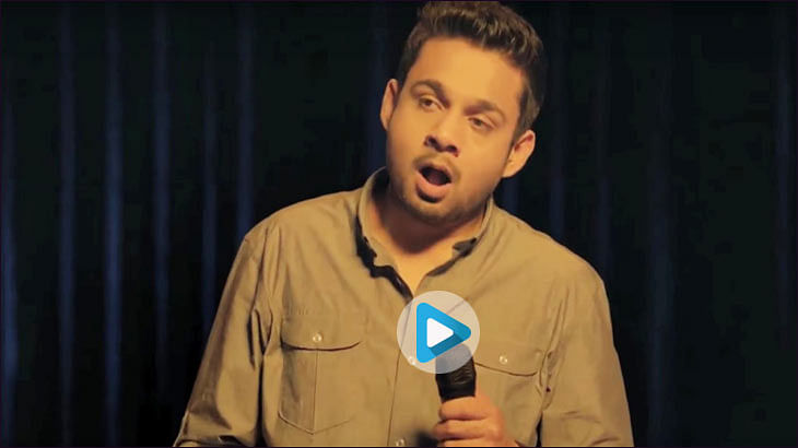Bobby Pawar turns live comedy standup act into an ad for Heineken...