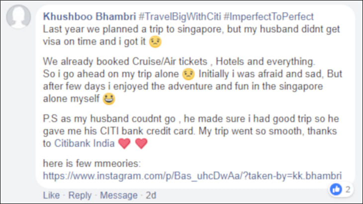 How Citi's #TravelBigWithCiti campaign made their users’ wishes come true
