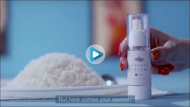 Did this brand just say ‘biryani perfume’?