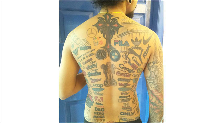 Meet the man with over 400 brand logo tattoos