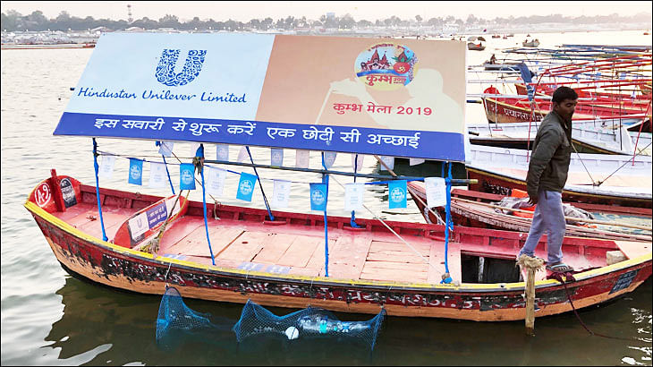 Brands at Kumbh: A story in pictures