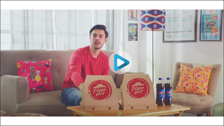 Pizza Hut mocks deo category advertising codes...