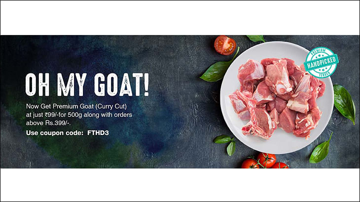 E-comm sites for fresh meat advertise on social, print to woo urbanites