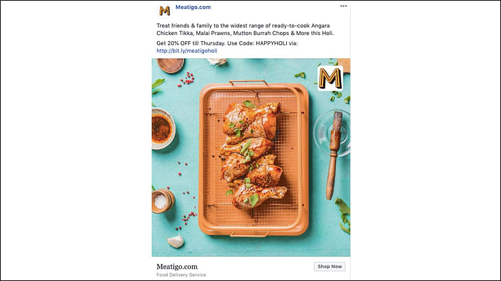 E-comm sites for fresh meat advertise on social, print to woo urbanites