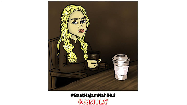 Hajmola pulls an Amul; puns on Game of Thrones’ coffee cup blooper