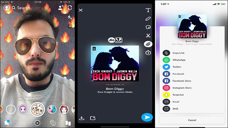 Snapchat and JioSaavn announce partnership